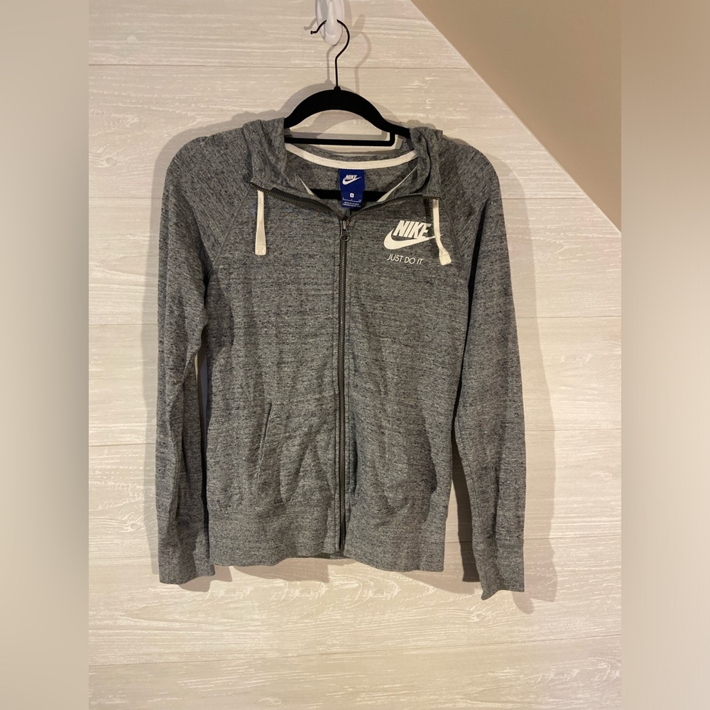 Grey NIKE zip up sweatshirt!!!!